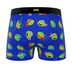 CRAZYBOXER Ninja Turtles Cowabunga + TMNT Team Men's Boxer Briefs (2 Pack) -Crazyboxer Sales Store CBTMN0103X2C3 7