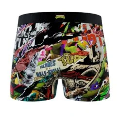 CRAZYBOXER Ninja Turtles Medley Men's Boxer Briefs (3 Pack) -Crazyboxer Sales Store CBTMN0103X3A1 2