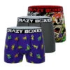 CRAZYBOXER Ninja Turtles Medley Men's Boxer Briefs (3 Pack) -Crazyboxer Sales Store CBTMN0103X3A1 8