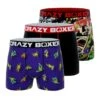 CRAZYBOXER Ninja Turtles Skateboard & Medley Men's Boxer Briefs (3 Pack) -Crazyboxer Sales Store CBTMN0103X3B1 8