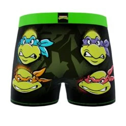 CRAZYBOXER Ninja Turtles Cowabunga Men's Boxer Briefs (3 Pack) -Crazyboxer Sales Store CBTMN0103X3C1 2