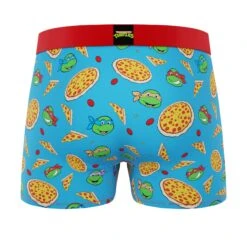 CRAZYBOXER Ninja Turtles Pizza Box Men's Boxer Briefs (Creative Packaging) -Crazyboxer Sales Store CBTMN0104PIZZN 2