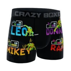 CRAZYBOXER Ninja Turtles Player Men's Boxer Briefs 8 CRAZYBOXER Ninja Turtles Player Men's Boxer Briefs -Crazyboxer Sales Store CBTMN0105ALLS 3