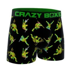 CRAZYBOXER Ninja Turtles Pixel Men's Boxer Briefs -Crazyboxer Sales Store CBTMN0105PIX2 3