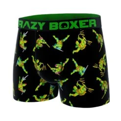 CRAZYBOXER Ninja Turtles Pixel Men's Boxer Briefs -Crazyboxer Sales Store CBTMN0105PIX2 4