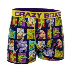 CRAZYBOXER Ninja Turtles In Time Men's Boxer Briefs -Crazyboxer Sales Store CBTMN0105PIX3 3