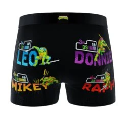 CRAZYBOXER Ninja Turtles Pixel Men's Boxer Briefs (Pack 2) -Crazyboxer Sales Store CBTMN0105X2A1 5