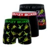 CRAZYBOXER Ninja Turtles Pixel Men's Boxer Briefs (Pack 3) 1 CRAZYBOXER Ninja Turtles Pixel Men's Boxer Briefs (Pack 3) -Crazyboxer Sales Store CBTMN0105X3A1 1