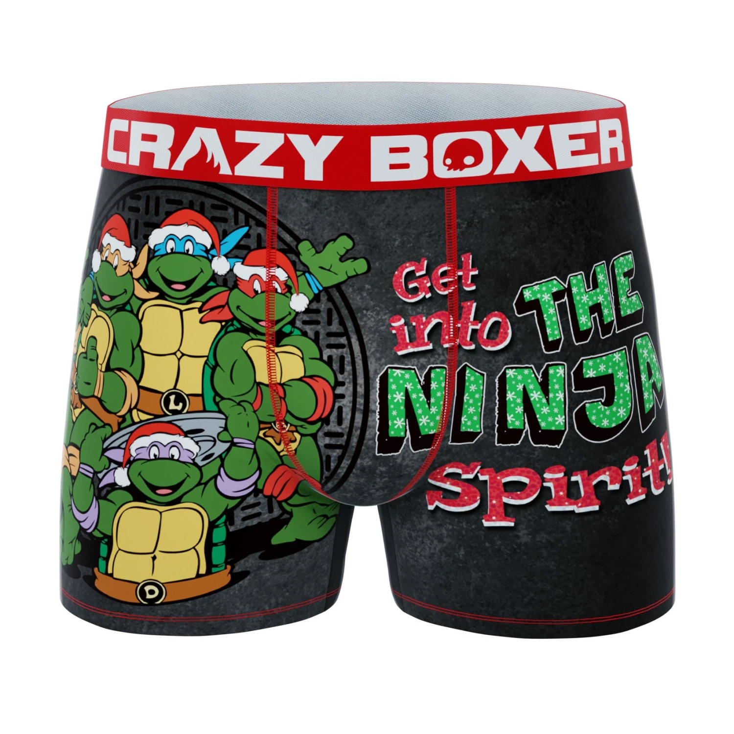 CRAZYBOXER Ninja Turtles Holidays Men's Boxer Briefs (2 Pack) 4 CRAZYBOXER Ninja Turtles Holidays Men's Boxer Briefs (2 Pack) - Image 2