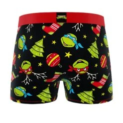 CRAZYBOXER Ninja Turtles Holidays Men's Boxer Briefs (2 Pack) 11 CRAZYBOXER Ninja Turtles Holidays Men's Boxer Briefs (2 Pack) -Crazyboxer Sales Store CBTMNT0101X2A1 7