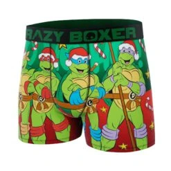 CRAZYBOXER Ninja Turtles Santa Men's Boxer Briefs -Crazyboxer Sales Store CBTMNT01HOHO 4