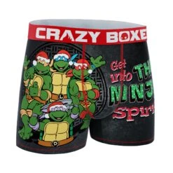CRAZYBOXER Ninja Turtles Spirit Men's Boxer Briefs -Crazyboxer Sales Store CBTMNT01SPIR 3