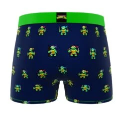 CRAZYBOXER Ninja Turtles Happy Holidays Men's Boxer Briefs (2 Pack) -Crazyboxer Sales Store CBTMNT01X2A4 8