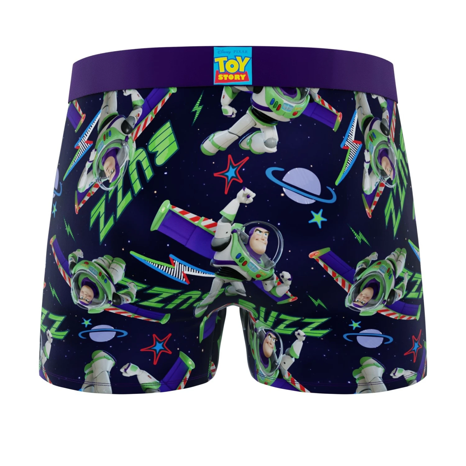 Men's Toy Story 3-Pack Rex & Lightning Buzz Boxer Briefs 5 Men's Toy Story 3-Pack Rex & Lightning Buzz Boxer Briefs - Image 3