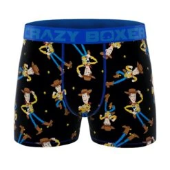 Men's Toy Story 5-Pack Woody & Rex & Ham & Lightning Buzz Boxer Briefs -Crazyboxer Sales Store CBTOY0102X5B1 12