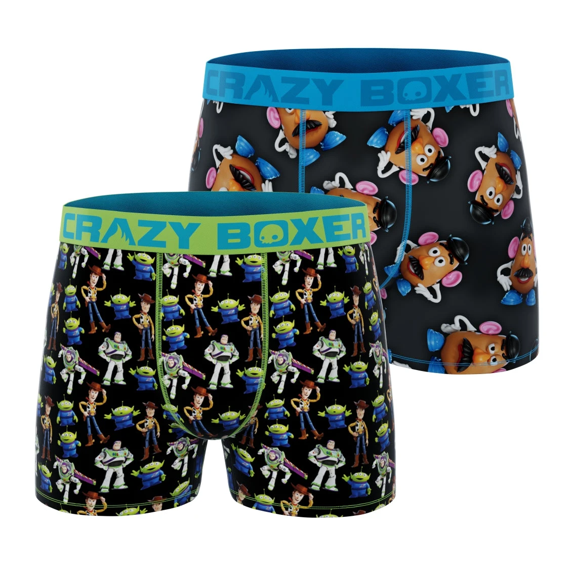 CRAZYBOXER Disney Toy Story Potato Head Buzz Men's Boxer Briefs (2 Pack) 3 CRAZYBOXER Disney Toy Story Potato Head Buzz Men's Boxer Briefs (2 Pack)