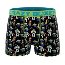CRAZYBOXER Disney Toy Story Potato Head Buzz Men's Boxer Briefs (2 Pack) 10 CRAZYBOXER Disney Toy Story Potato Head Buzz Men's Boxer Briefs (2 Pack) -Crazyboxer Sales Store CBTOY0103X2C1 6