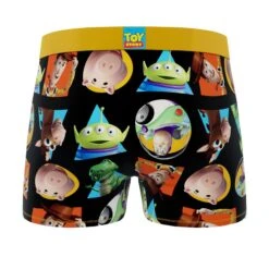 CRAZYBOXER Disney Toy Story Group + Aliens Men's Boxer Briefs (2 Pack) 9 CRAZYBOXER Disney Toy Story Group + Aliens Men's Boxer Briefs (2 Pack) -Crazyboxer Sales Store CBTOY0104X2C3 5