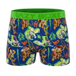 CRAZYBOXER Toy Story Group + Aliens In Disguise Men's Boxer Briefs (3 Pack) -Crazyboxer Sales Store CBTOY0104X3C2 8