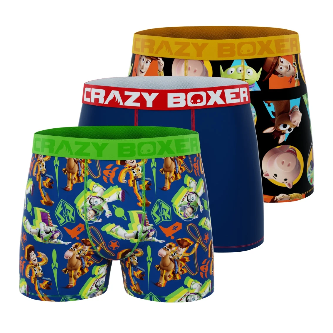 CRAZYBOXER Toy Story Buzz Men's Boxer Briefs (Pack3) 3 CRAZYBOXER Toy Story Buzz Men's Boxer Briefs (Pack3)