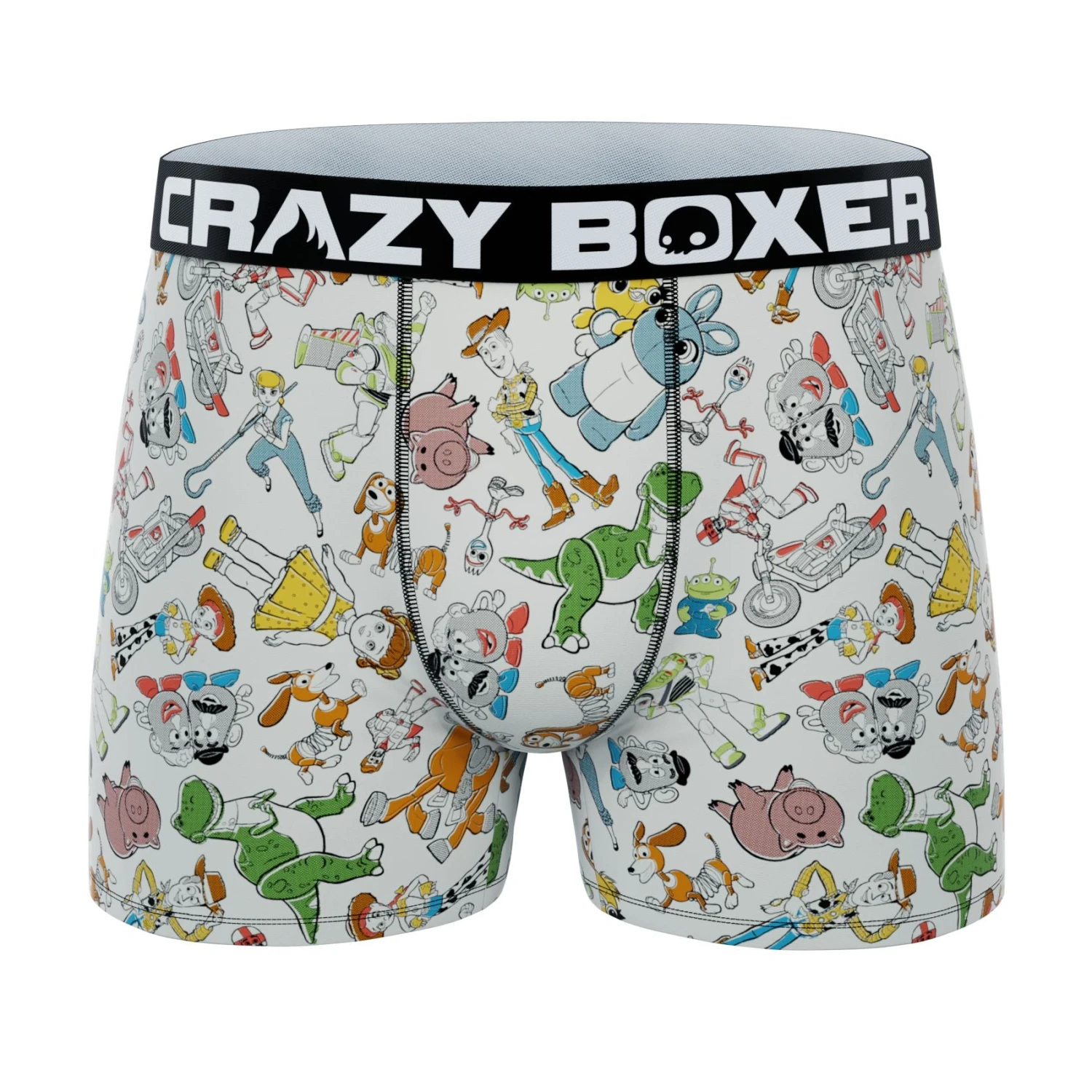 CRAZYBOXER Toy Story Drawing Men's Boxer Briefs 3 CRAZYBOXER Toy Story Drawing Men's Boxer Briefs