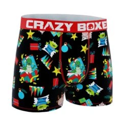 CRAZYBOXER Toy Story All Characters Holidays Men's Boxer Briefs 8 CRAZYBOXER Toy Story All Characters Holidays Men's Boxer Briefs -Crazyboxer Sales Store CBTOY0105CHO4 3