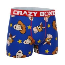CRAZYBOXER Pixar Toy Story Cowboy Men's Boxer Briefs (Creative Packaging) -Crazyboxer Sales Store CBTOY0105HORSN 3