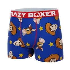 CRAZYBOXER Pixar Toy Story Cowboy Men's Boxer Briefs (Creative Packaging) -Crazyboxer Sales Store CBTOY0105HORSN 4