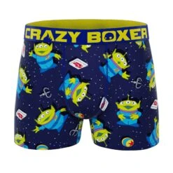 CRAZYBOXER Pixar Toy Story Aliens Men's Boxer Briefs (Creative Packaging) -Crazyboxer Sales Store CBTOY0105PZPLN 1