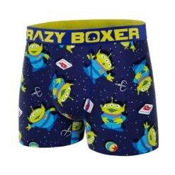 CRAZYBOXER Pixar Toy Story Aliens Men's Boxer Briefs (Creative Packaging) -Crazyboxer Sales Store CBTOY0105PZPLN 4