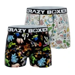 CRAZYBOXER Toy Story All Characters Men's Boxer Briefs (2 Pack)
