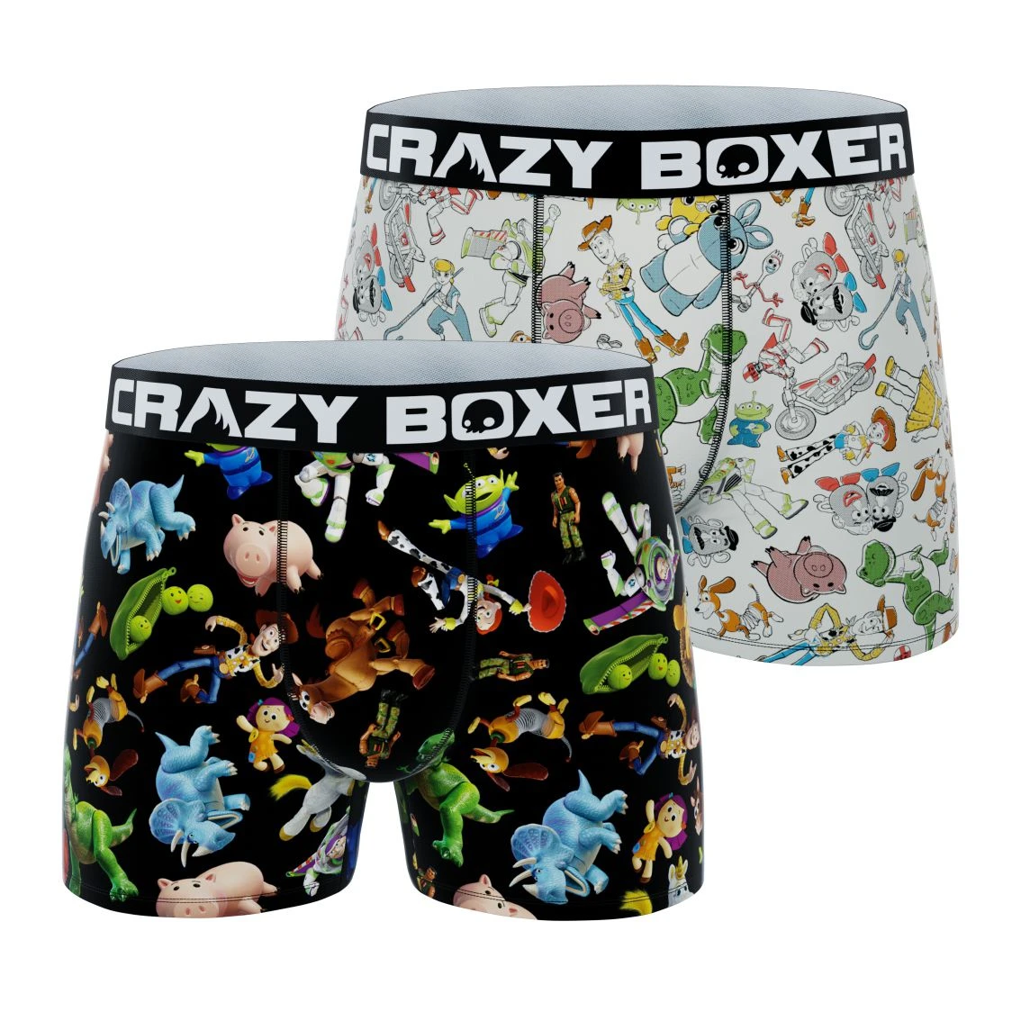 CRAZYBOXER Toy Story All Characters Men's Boxer Briefs (2 Pack) 3 CRAZYBOXER Toy Story All Characters Men's Boxer Briefs (2 Pack)