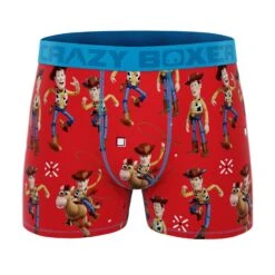 CRAZYBOXER Toy Story Woody Men's Boxer Briefs (2 Pack) -Crazyboxer Sales Store CBTOY0105X2A4 3