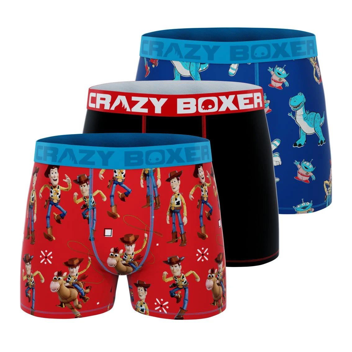 CRAZYBOXER Toy Story Woody Men's Boxer Briefs (3 Pack) 3 CRAZYBOXER Toy Story Woody Men's Boxer Briefs (3 Pack)