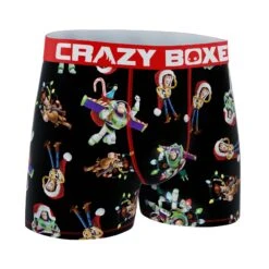 CRAZYBOXER Toy Story Xmas All Characters Men's Boxer Briefs -Crazyboxer Sales Store CBTOY0105XMAS 3