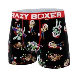 CRAZYBOXER Toy Story Xmas All Characters Men's Boxer Briefs -Crazyboxer Sales Store CBTOY0105XMAS 4