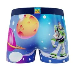 CRAZYBOXER Pixar Toy Story Outer Space Men's Boxer Briefs (Creative Packaging) -Crazyboxer Sales Store CBTOY01BUZZN 2