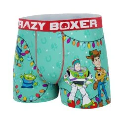 CRAZYBOXER Toy Story Christmas Lights Men's Boxer Briefs -Crazyboxer Sales Store CBTOY01NMAS 4