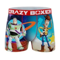 CRAZYBOXER Toy Story Buzz & Woody Men's Boxer Briefs