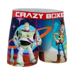 CRAZYBOXER Toy Story Buzz & Woody Men's Boxer Briefs -Crazyboxer Sales Store CBTOY01SPLIT 3