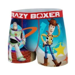 CRAZYBOXER Toy Story Buzz & Woody Men's Boxer Briefs -Crazyboxer Sales Store CBTOY01SPLIT 4