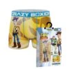 CRAZYBOXER Pixar Toy Story Star Ball Men's Boxer Briefs (Creative Packaging) -Crazyboxer Sales Store CBTOY01WOODN 0
