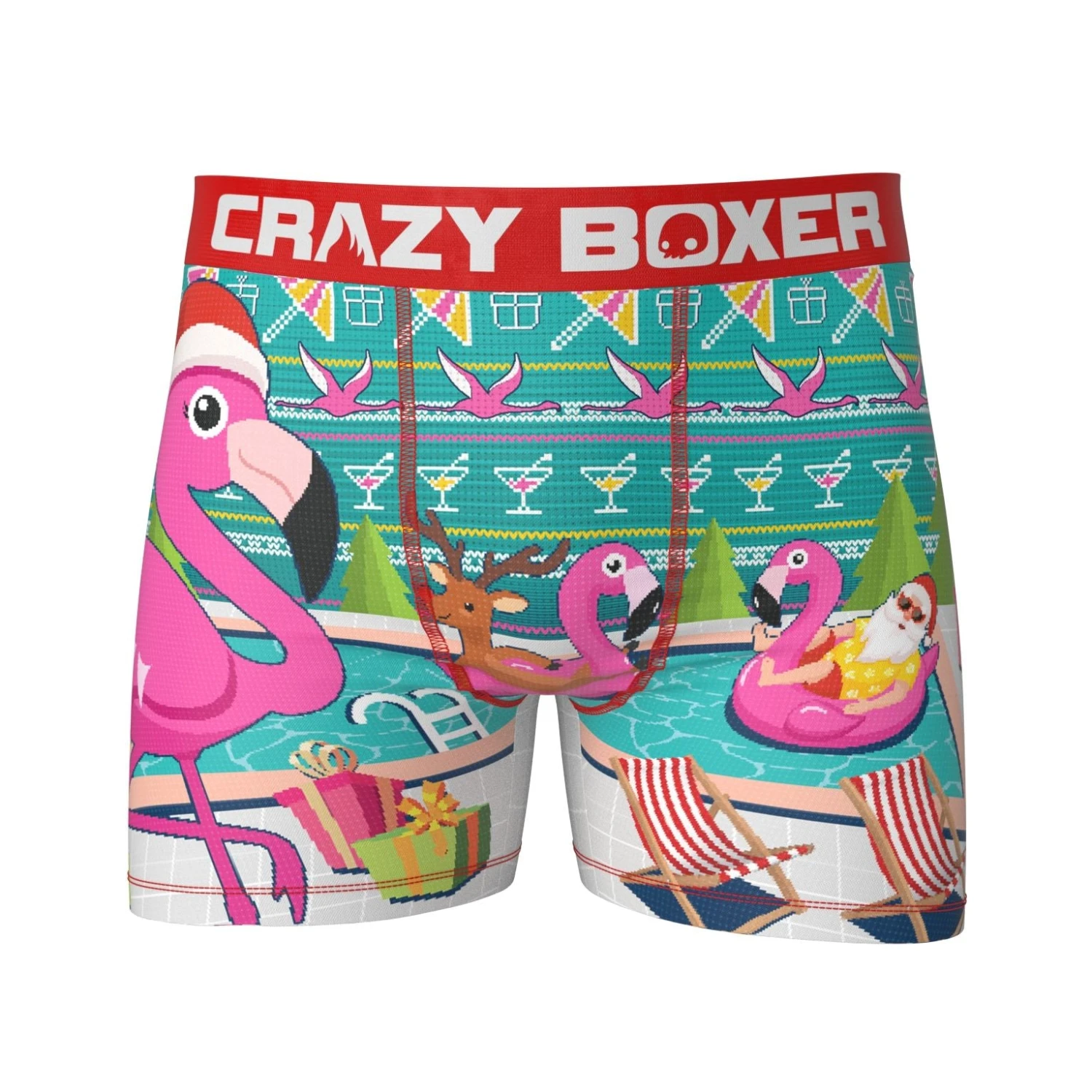CRAZYBOXER Men's Flam Boxer Briefs 3 CRAZYBOXER Men's Flam Boxer Briefs
