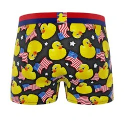CRAZYBOXER Men's USA Flags Ducky Boxer Briefs (2 Pack) 11 CRAZYBOXER Men's USA Flags Ducky Boxer Briefs (2 Pack) -Crazyboxer Sales Store CBUSA0101X2C1 7