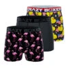 CRAZYBOXER Men's Ducky Flamingo Boxer Briefs (3 Pack) -Crazyboxer Sales Store CBUSA0101X3C3 1