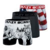 CRAZYBOXER USA White Tiger Men's Boxer Briefs (3 Pack) 1 CRAZYBOXER USA White Tiger Men's Boxer Briefs (3 Pack) -Crazyboxer Sales Store CBUSA0102X3C1 1