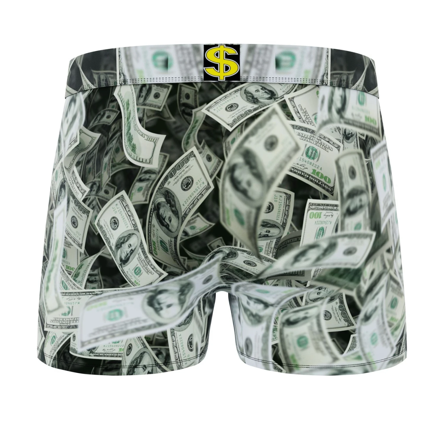 CRAZYBOXER America Money-Flag Men's Boxer Briefs (Pack 2) 7 CRAZYBOXER America Money-Flag Men's Boxer Briefs (Pack 2) - Image 5