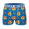 CRAZYBOXER Emoji Love Men's Boxer Briefs -Crazyboxer Sales Store CBVAL01SMIL 0