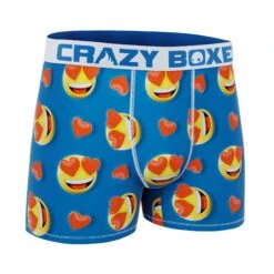 CRAZYBOXER Emoji Love Men's Boxer Briefs -Crazyboxer Sales Store CBVAL01SMIL 3
