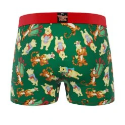 CRAZYBOXER Disney Winnie The Pooh Holidays Men's Boxer Briefs -Crazyboxer Sales Store CBWIN0101CADO 1